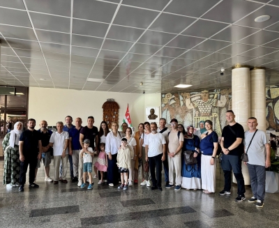 Ҭырқәтәылантәи зҭоурыхтә ҧсадгьыл аҟны зыҧсшьарамшқәа зхызго ҳџьынџьуаа аҭааит Афон Ҿыц ақалақь.